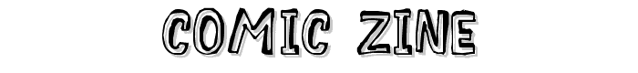 Comic Zine font